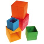 Wooden Rainbow Stacking Box